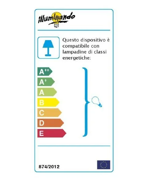 ILLUMINANDO Ginevra 1 Lampada Parete/Soffitto 1 Luce