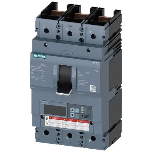Interruttore magnetotermico scatolato 3VA6440-6KL31-0AA0, 3, 400A, potere di interruzione 65 kA, Fissa