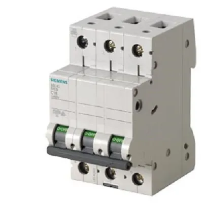 Interruttore magnetotermico Siemens, 3P 2A 10 kA, Tipo C