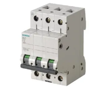 Interruttore magnetotermico Siemens, 3P 2A 10 kA, Tipo C
