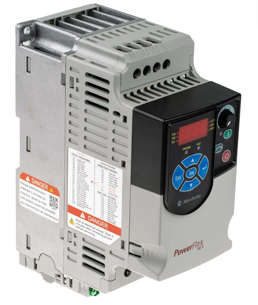 Inverter Allen Bradley, 0,4 kW, 480 V c.a., 3 fasi, 400Hz