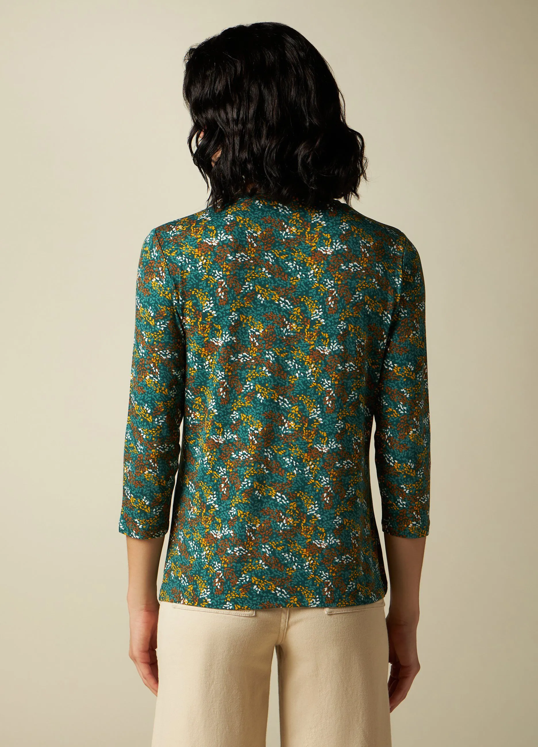 IWIE  T-shirt con maniche a 3/4 donna
