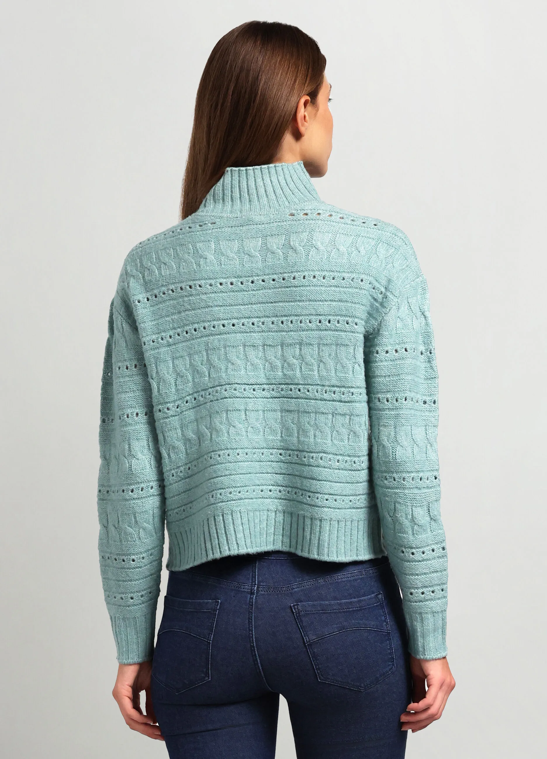 IWIE  Tricot a collo alto donna