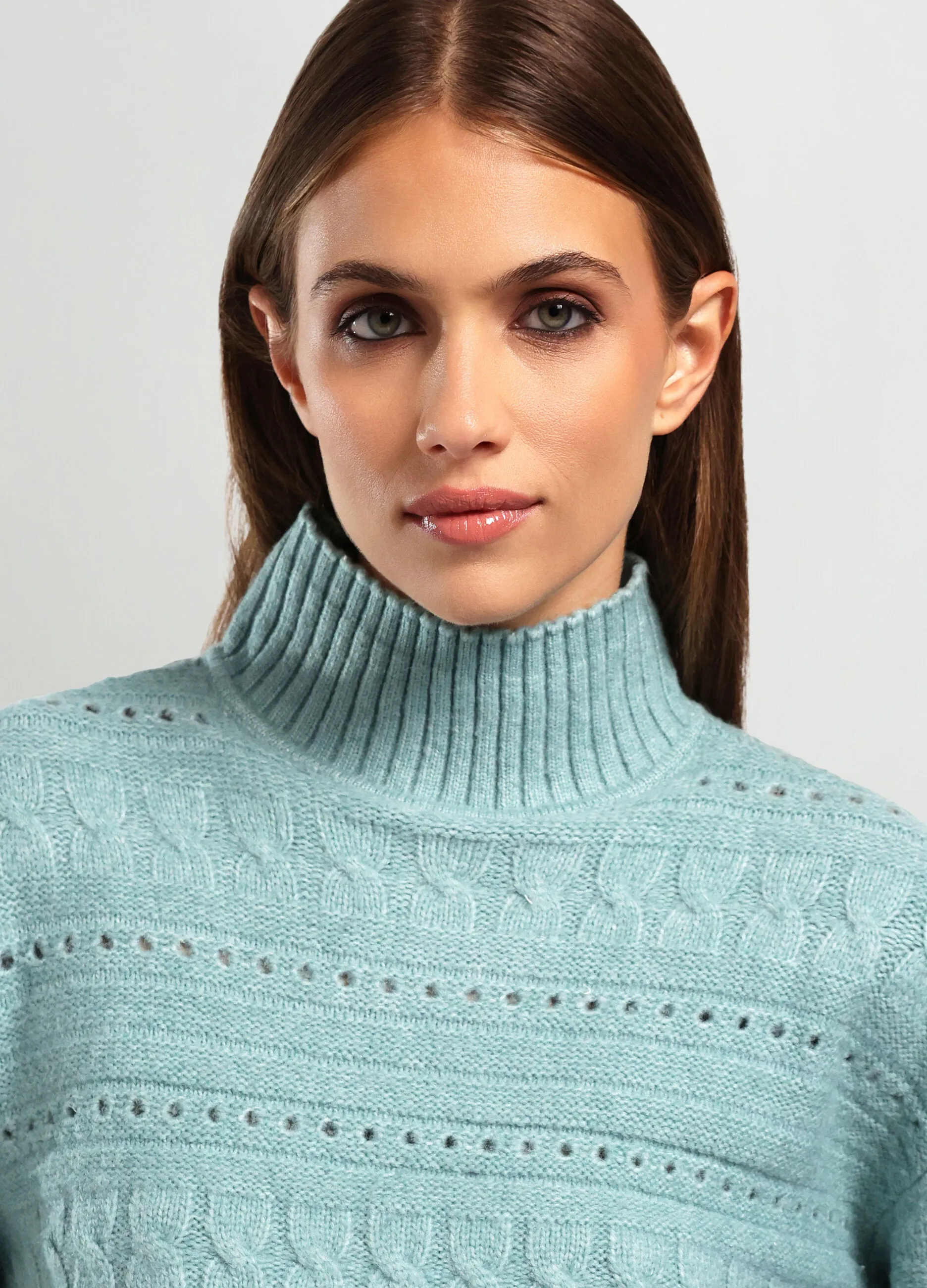 IWIE  Tricot a collo alto donna