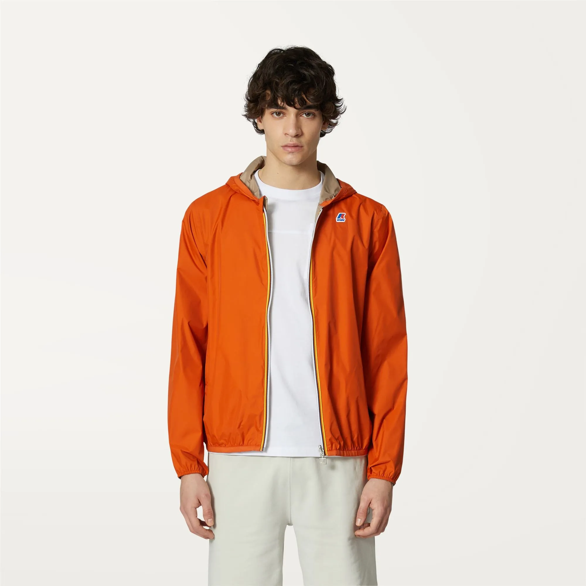 JACQUES PLUS.2 REVERSIBLE ORANGE C-BEIGE T
