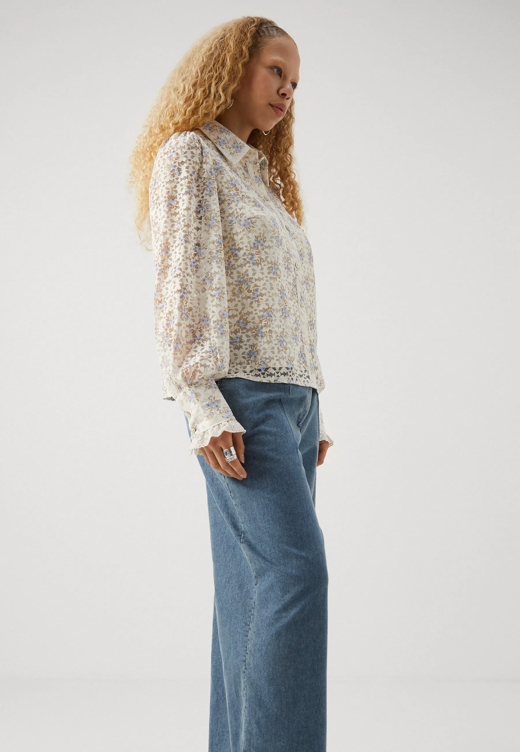 JDYTRIXIE WIDE - Jeans a zampa
