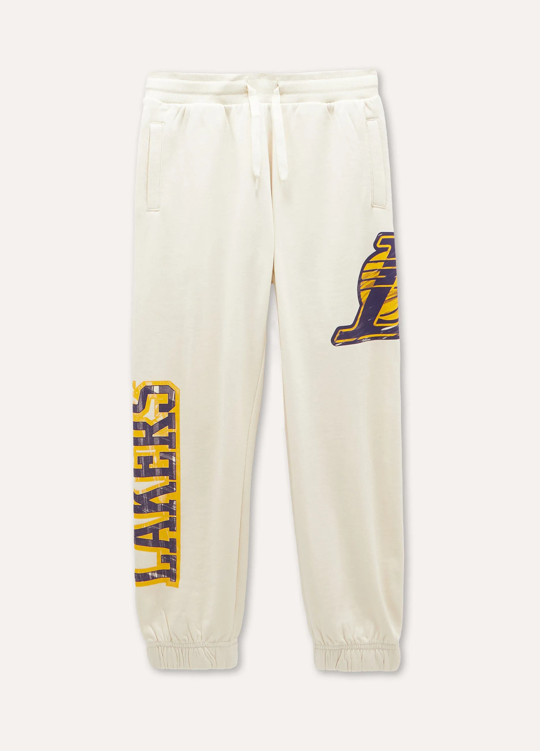 Joggers Los Angeles Lakers in puro cotone ragazzo