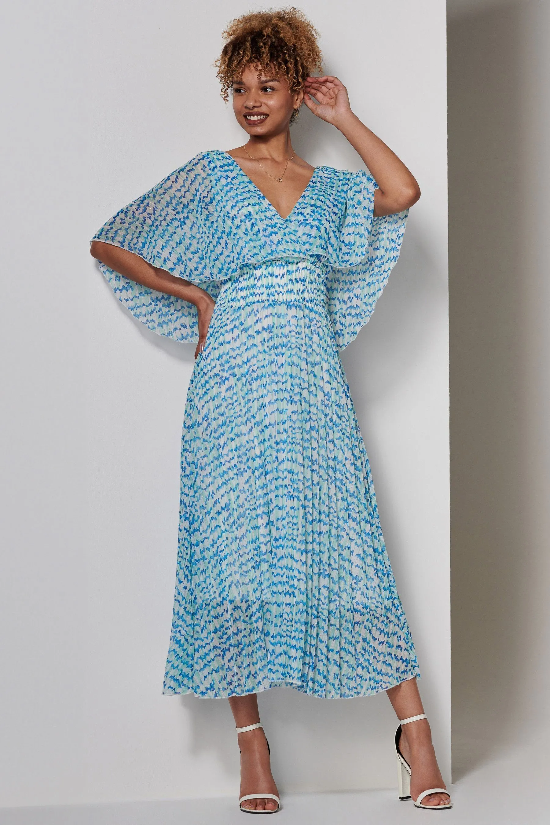 Jolie Moi Kyra - A pieghe - Abito maxi in chiffon