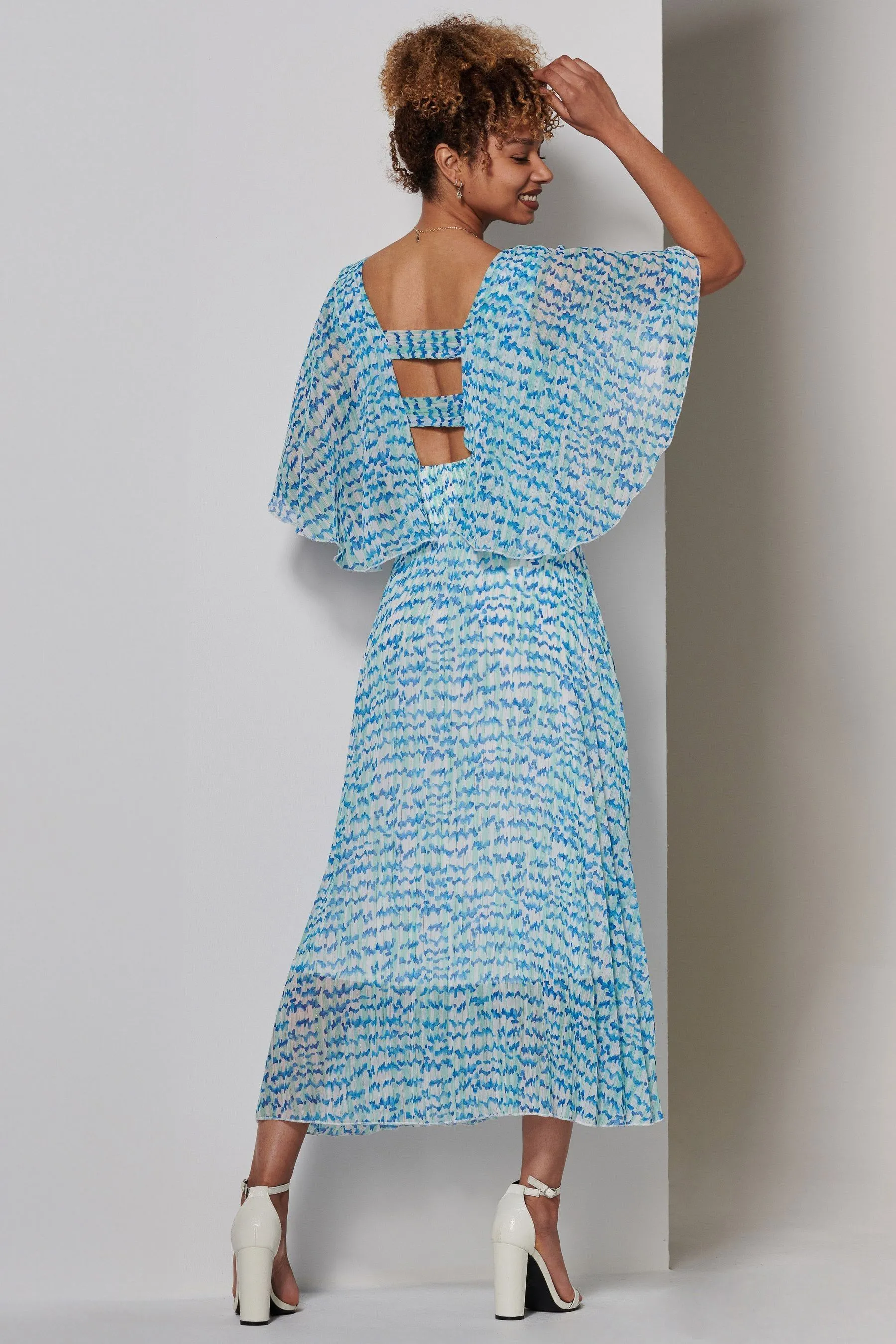 Jolie Moi Kyra - A pieghe - Abito maxi in chiffon