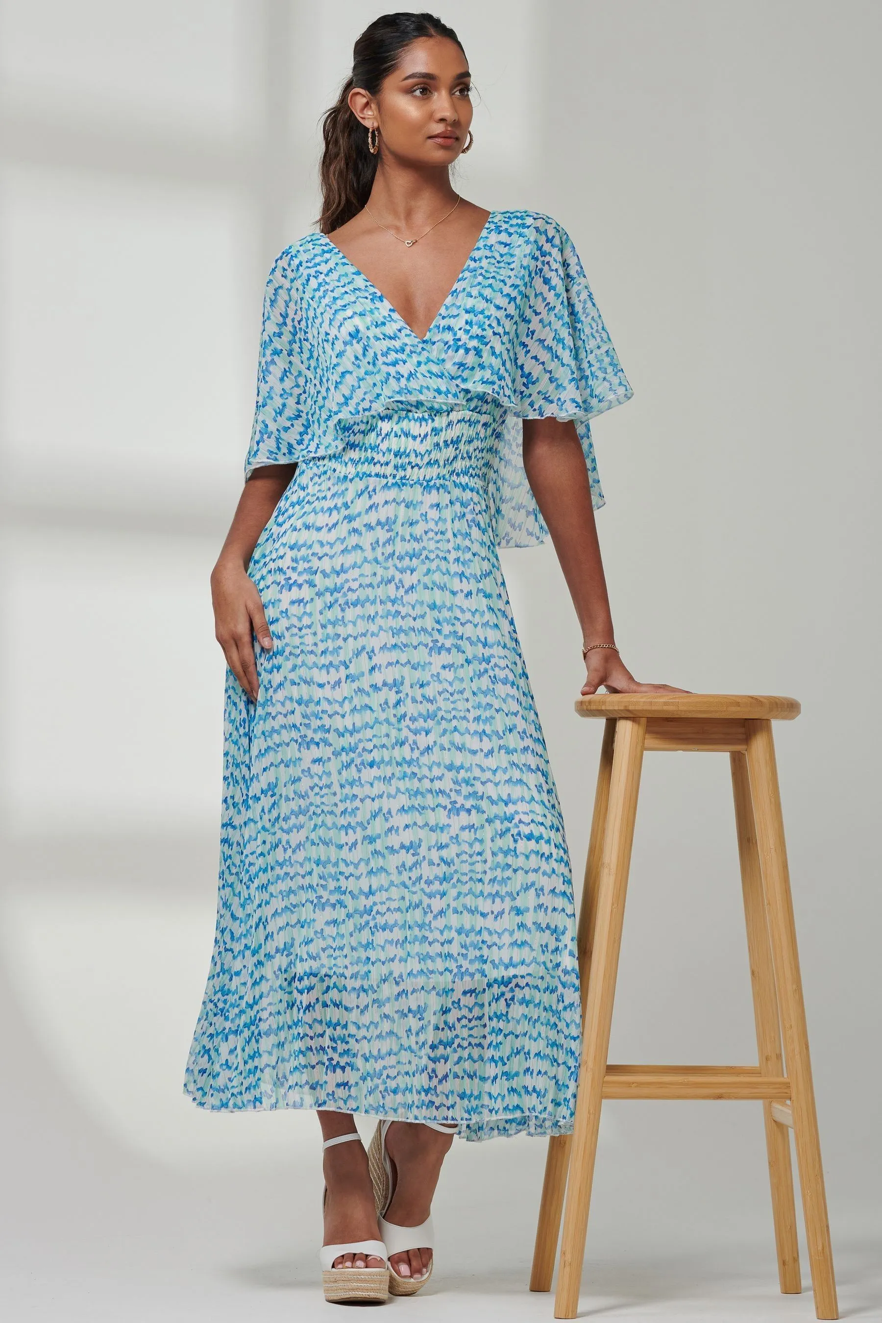 Jolie Moi Kyra - A pieghe - Abito maxi in chiffon