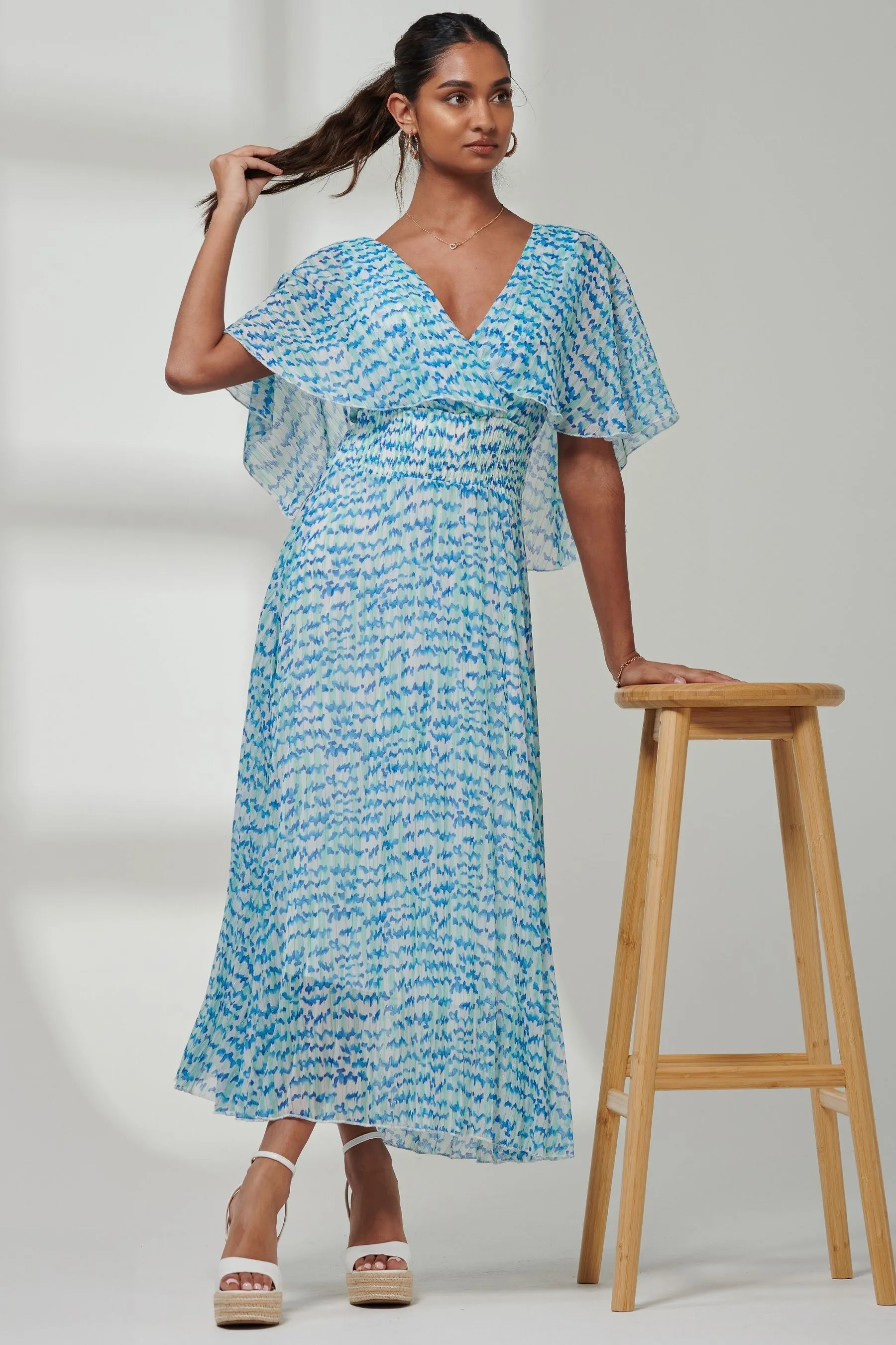 Jolie Moi Kyra - A pieghe - Abito maxi in chiffon
