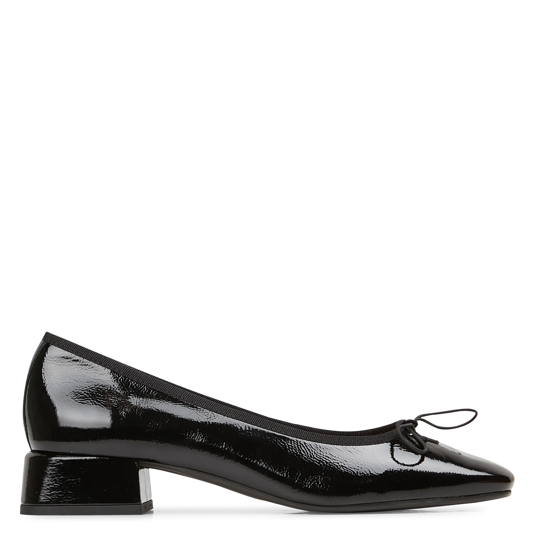  JONAK   DYBIL - Ballerine con tacco in pelle lucida | Nero