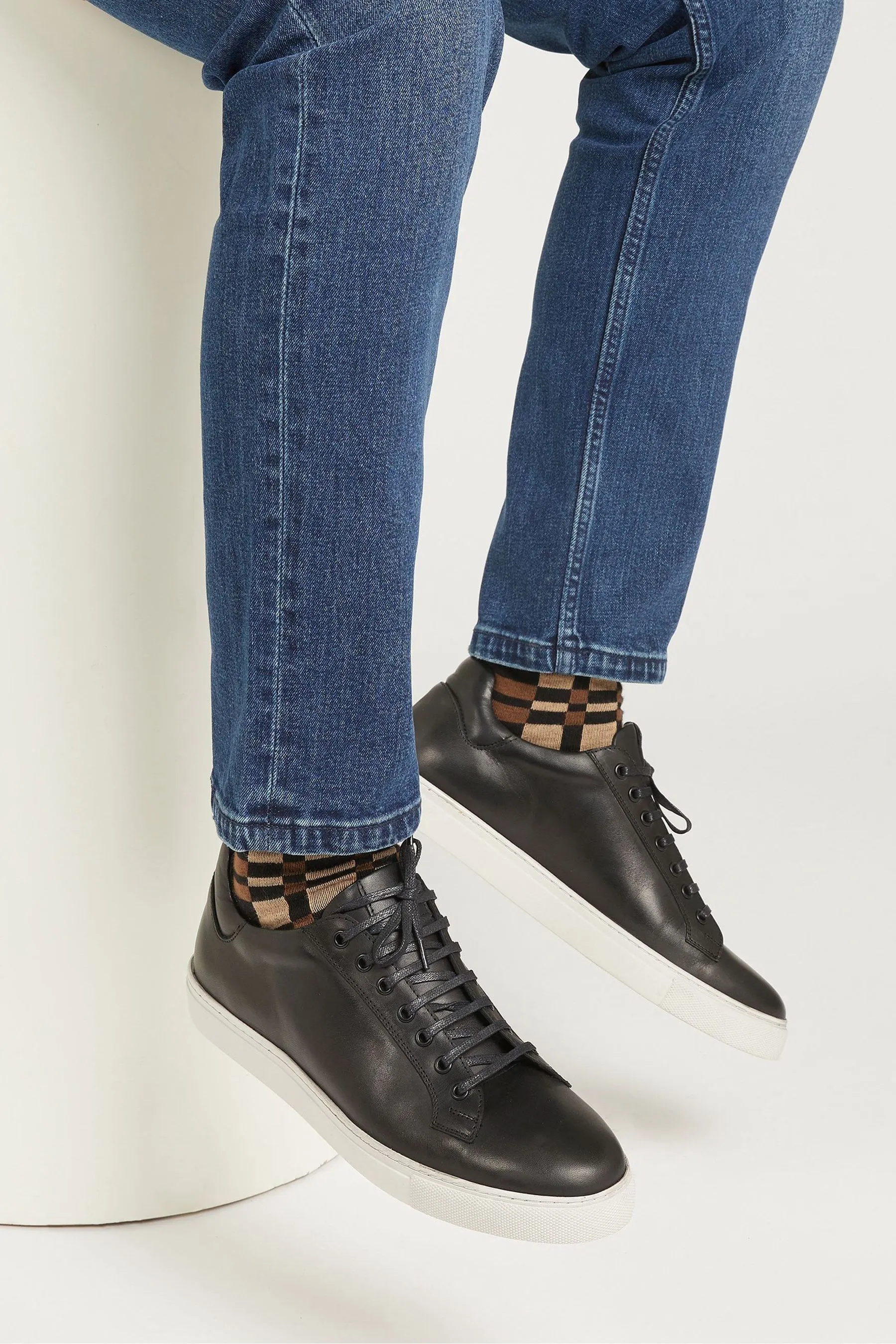Jones - Simon - Scarpe da ginnastica in pelle    