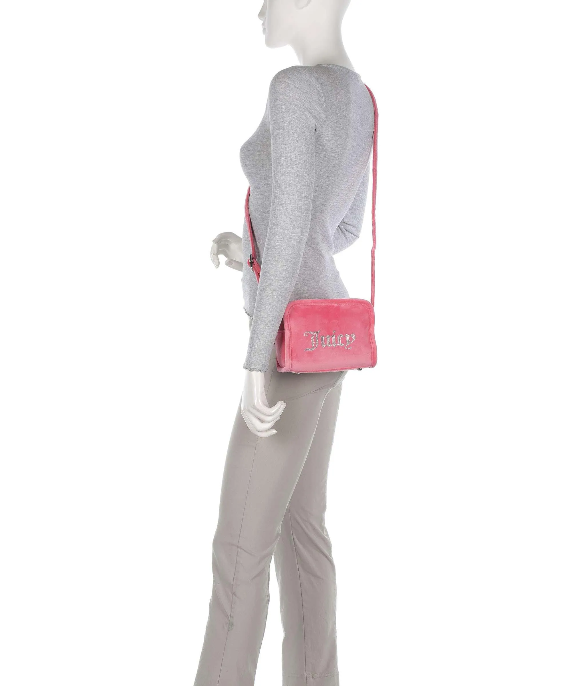  Juicy Couture Kimberly Borsa a tracolla poliestere rosa  