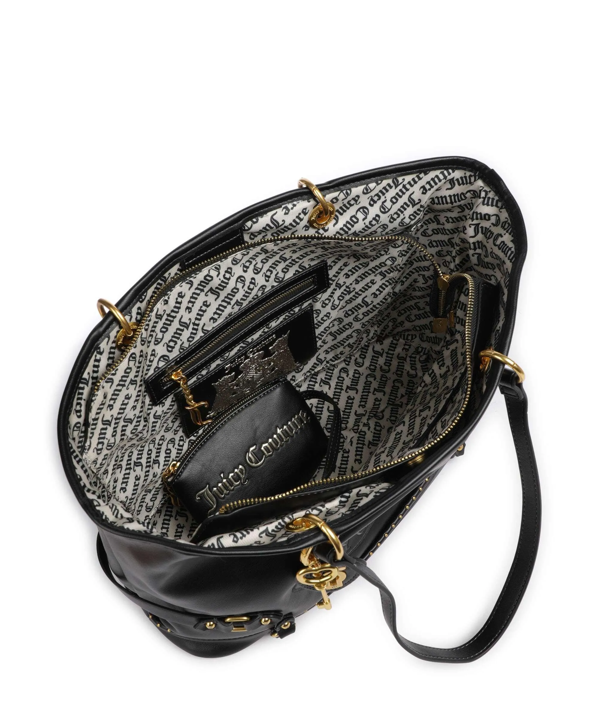  Juicy Couture Twig Borsa shopper pelle sintetica nero  