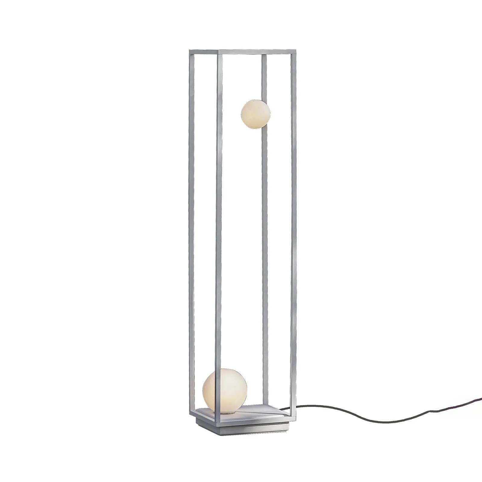 Karman Abachina Lampada LED da pavimento a 2 luci bianca 103cm