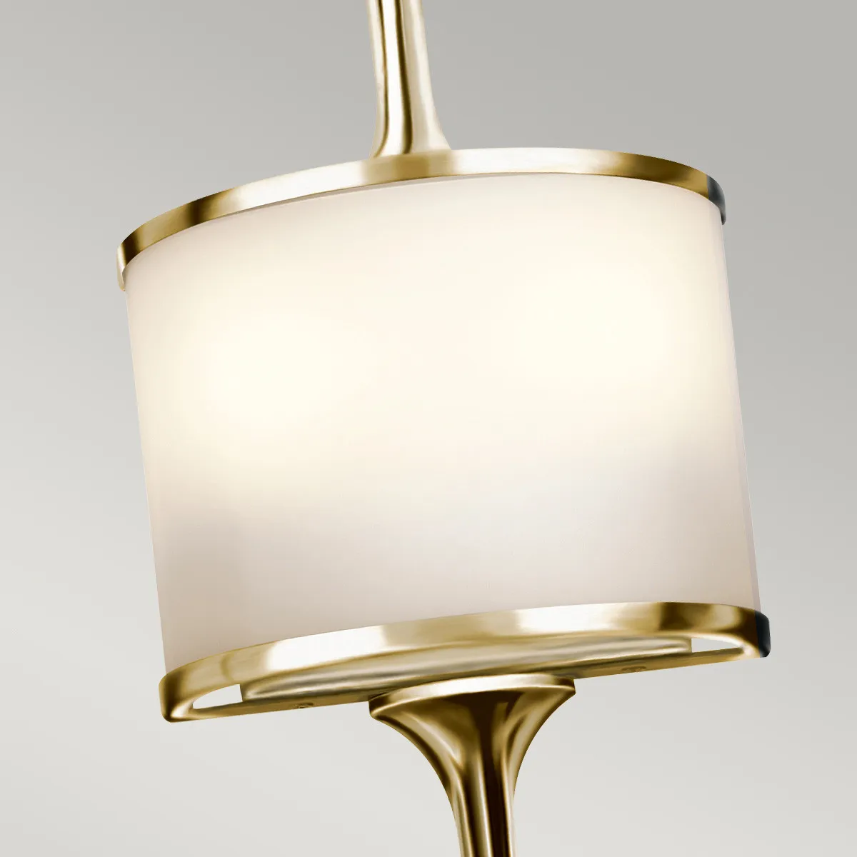 Kichler  Lampada da parete piccola in acciaio per bagno con diffusore in vetro a LED G9 Mona - 3W