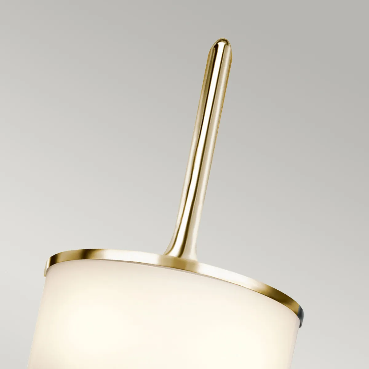 Kichler  Lampada da parete piccola in acciaio per bagno con diffusore in vetro a LED G9 Mona - 3W