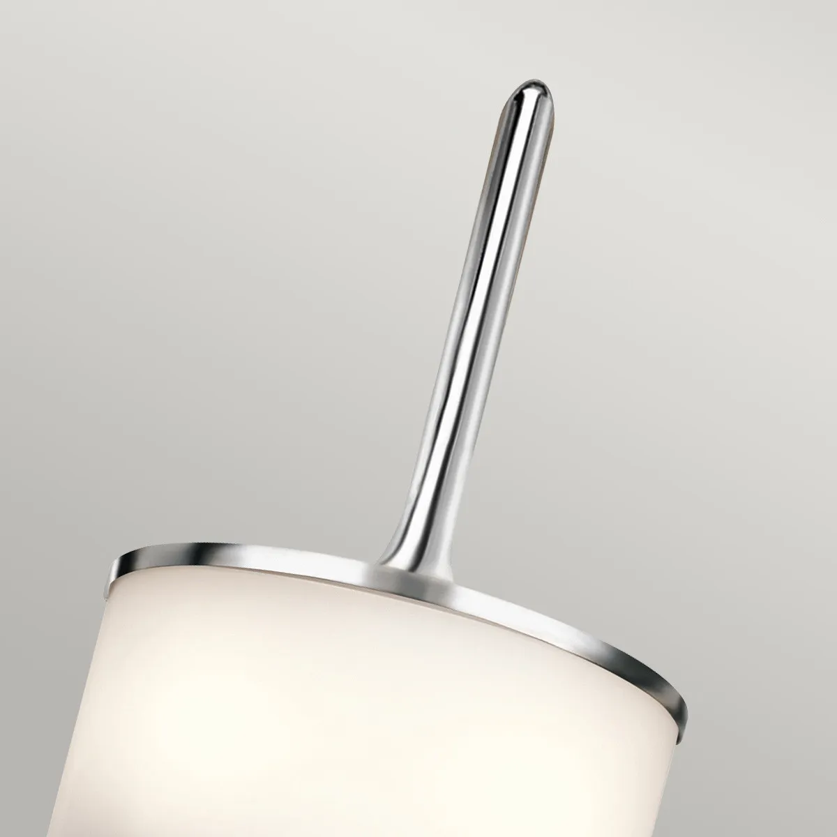 Kichler  Lampada da parete piccola in acciaio per bagno con diffusore in vetro a LED G9 Mona - 3W