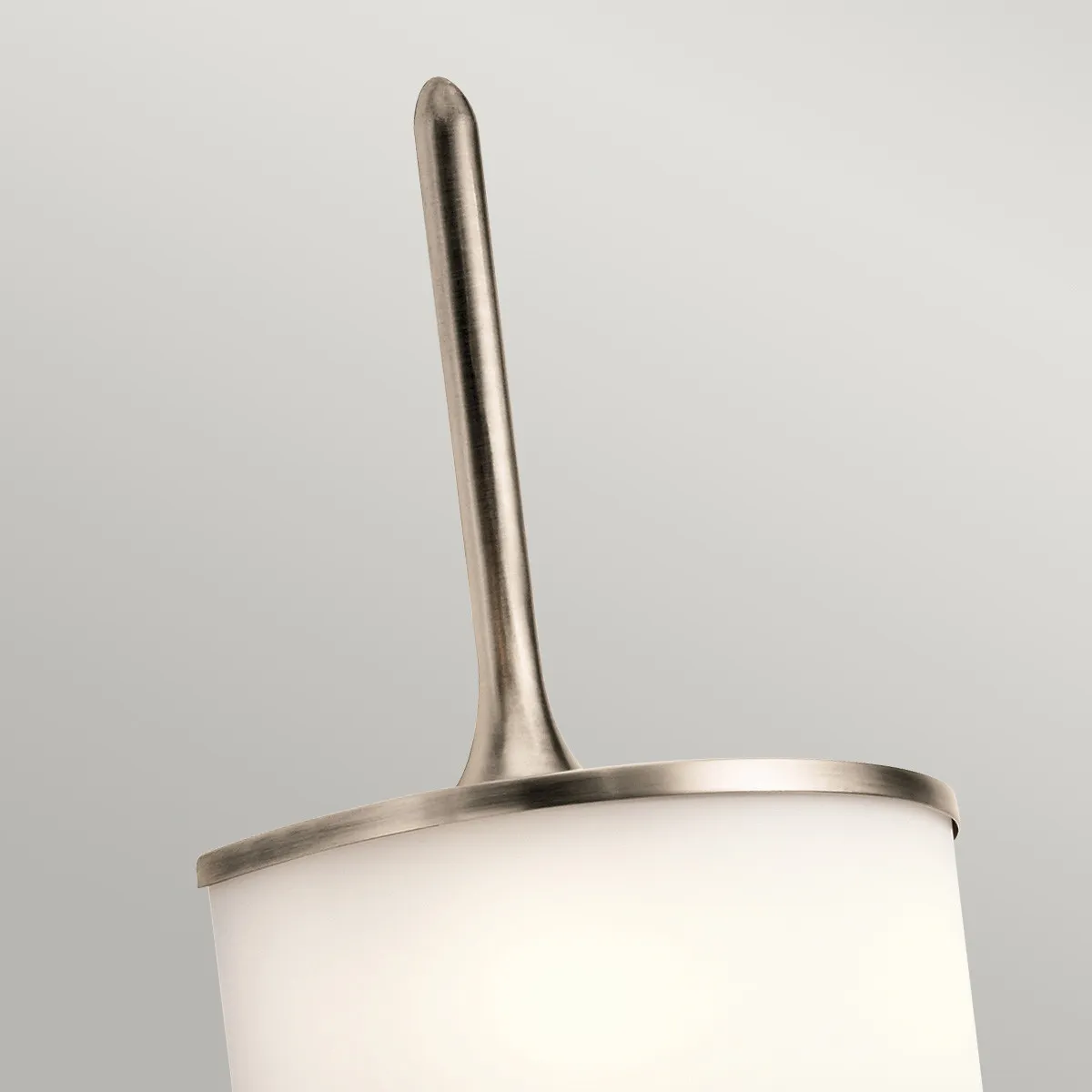 Kichler  Lampada da parete piccola in acciaio per bagno con diffusore in vetro a LED G9 Mona - 3W