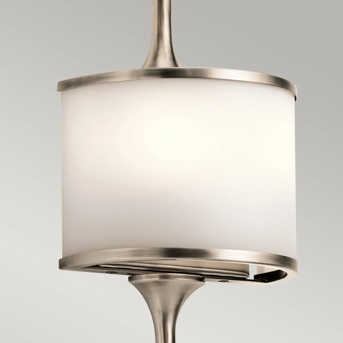 Kichler  Lampada da parete piccola in acciaio per bagno con diffusore in vetro a LED G9 Mona - 3W