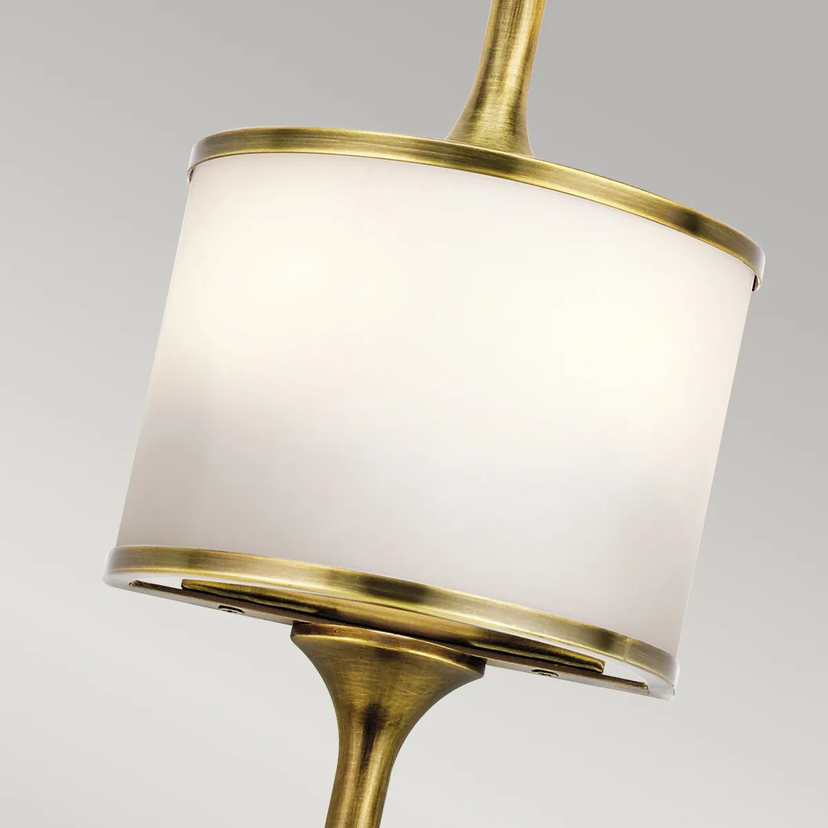 Kichler  Lampada da parete piccola in acciaio per bagno con diffusore in vetro a LED G9 Mona - 3W