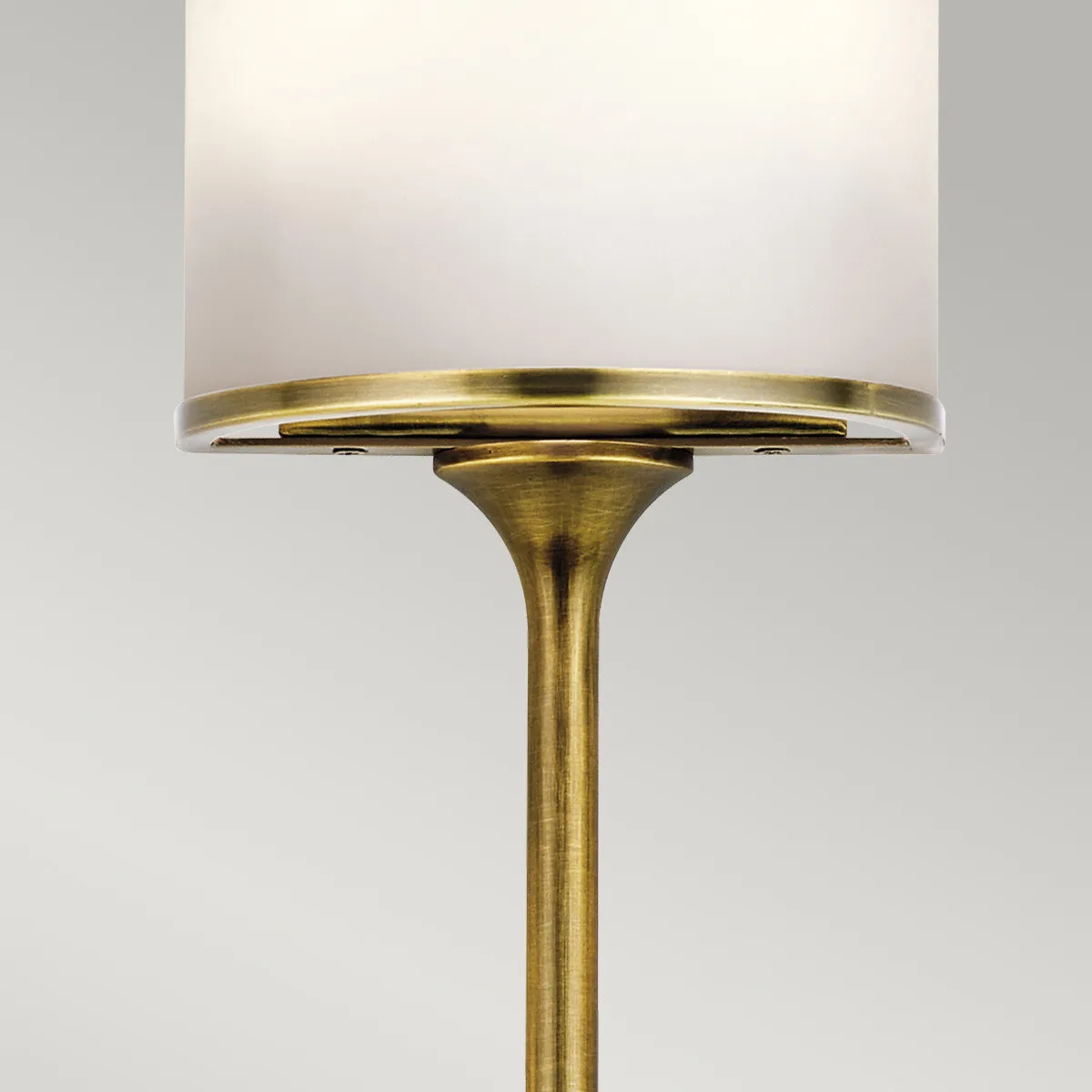 Kichler  Lampada da parete piccola in acciaio per bagno con diffusore in vetro a LED G9 Mona - 3W