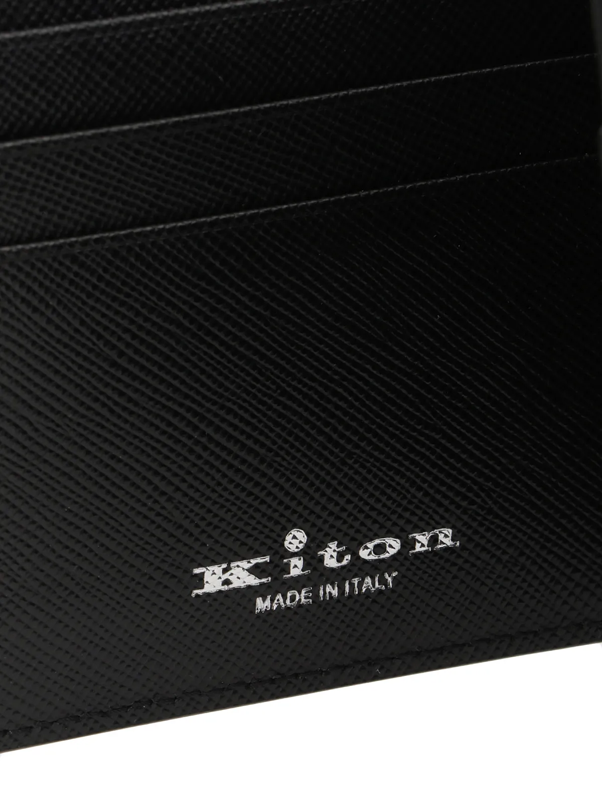 KITON ---------- Portafoglio Uomo in Pelle con Portabanconote ---------