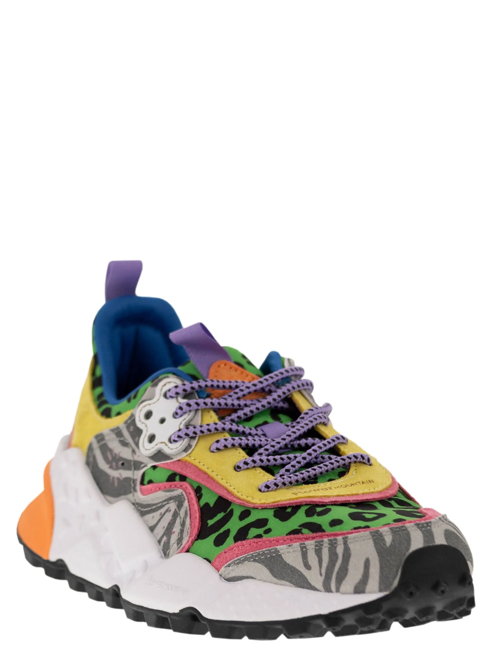 KOTETSU – Sneakers in suede e tessuto tecnico