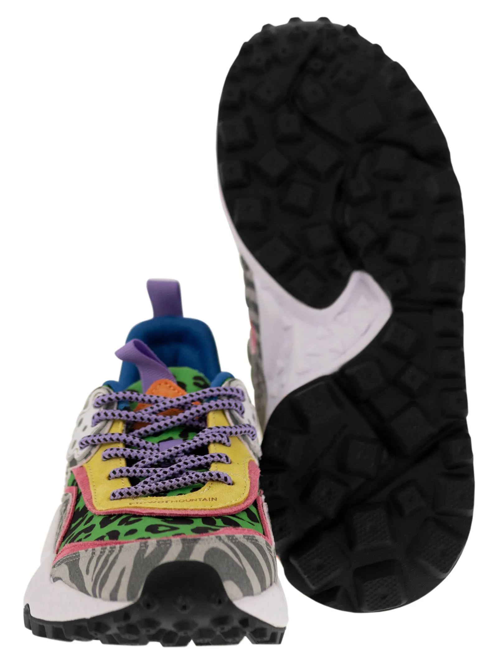 KOTETSU – Sneakers in suede e tessuto tecnico