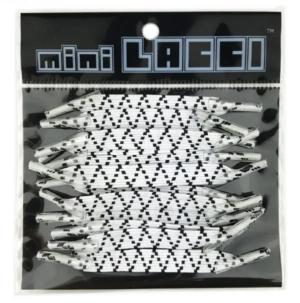 Lacci Mini Lacci LACCI STAMPA ZIG ZAG Bianco