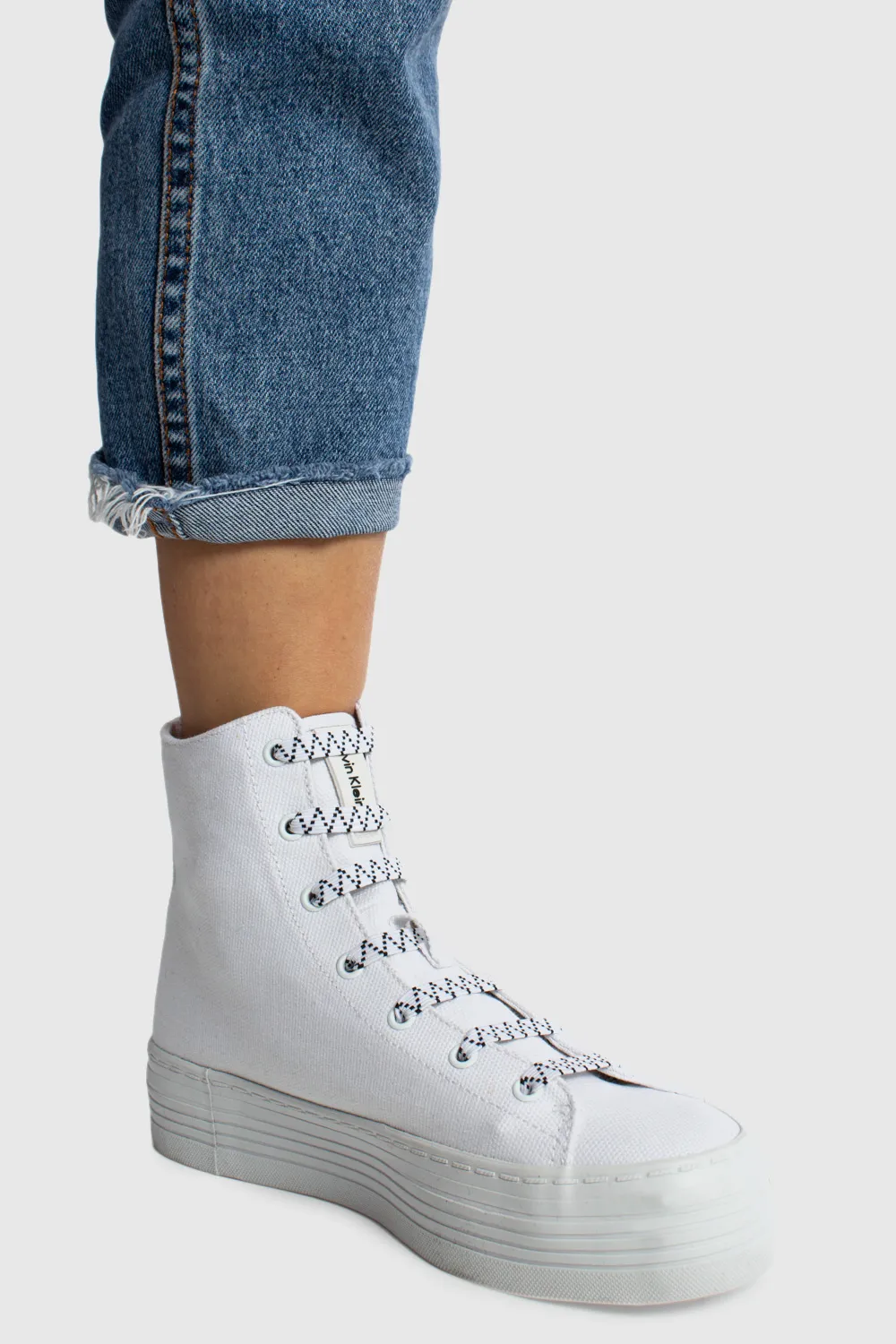 Lacci Mini Lacci LACCI STAMPA ZIG ZAG Bianco