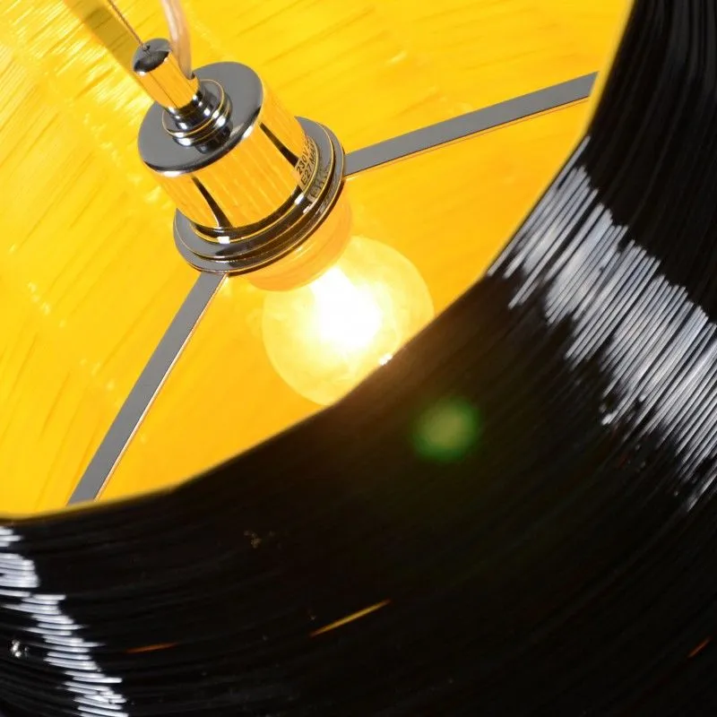 Lampada a sospensione 'Como 38' moderna nera/plastica - adatta per LED / interna