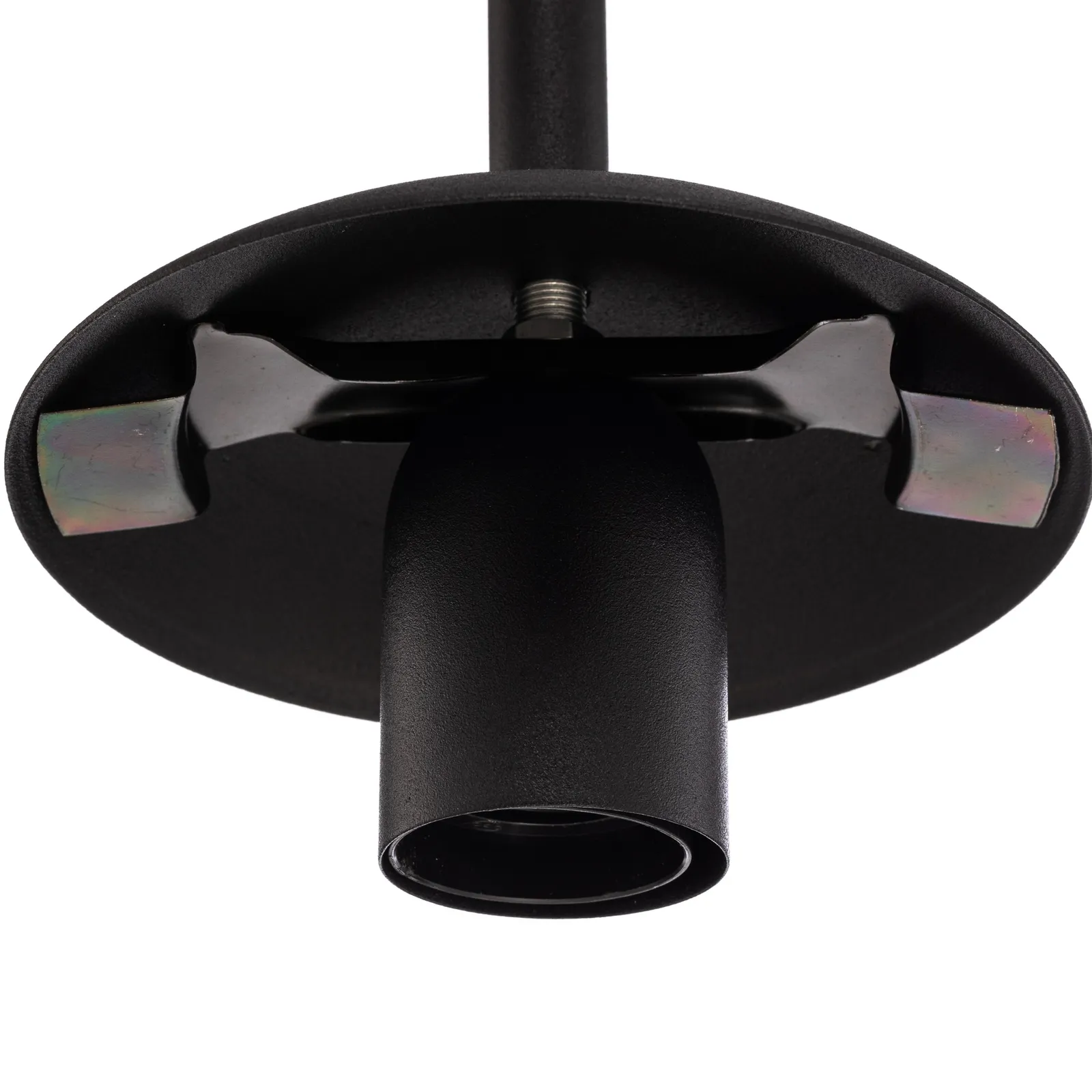 Lampada a sospensione Vibe, vetro marrone-trasparente, Ø 25 cm