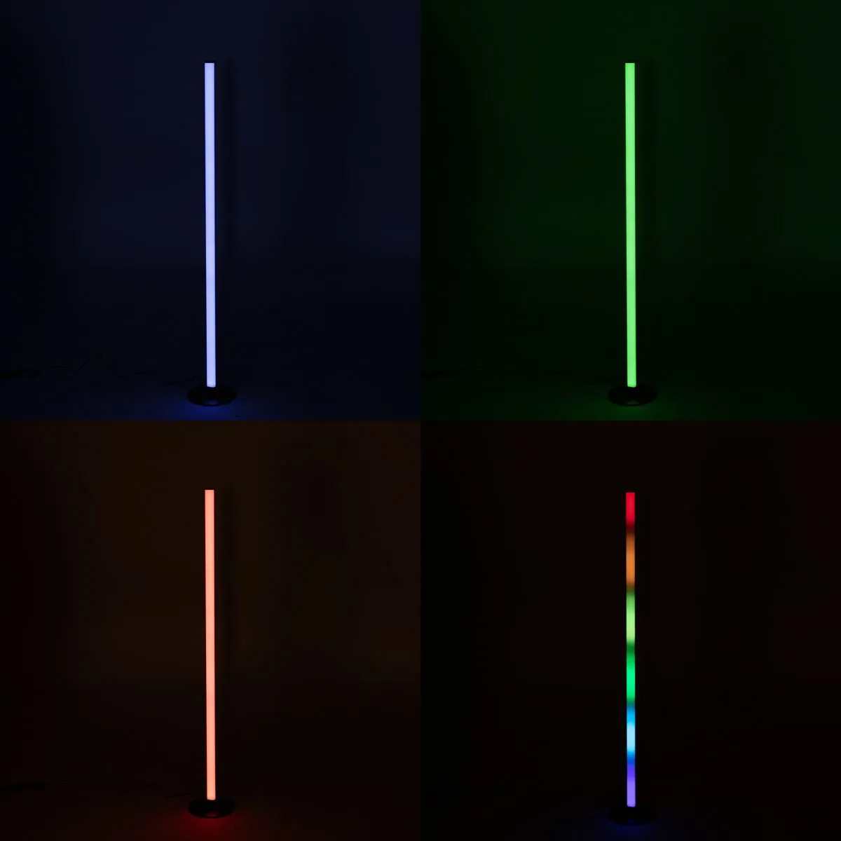 Lampada da tavolo al neon nera con LED RGB dimmerabile - Tijs