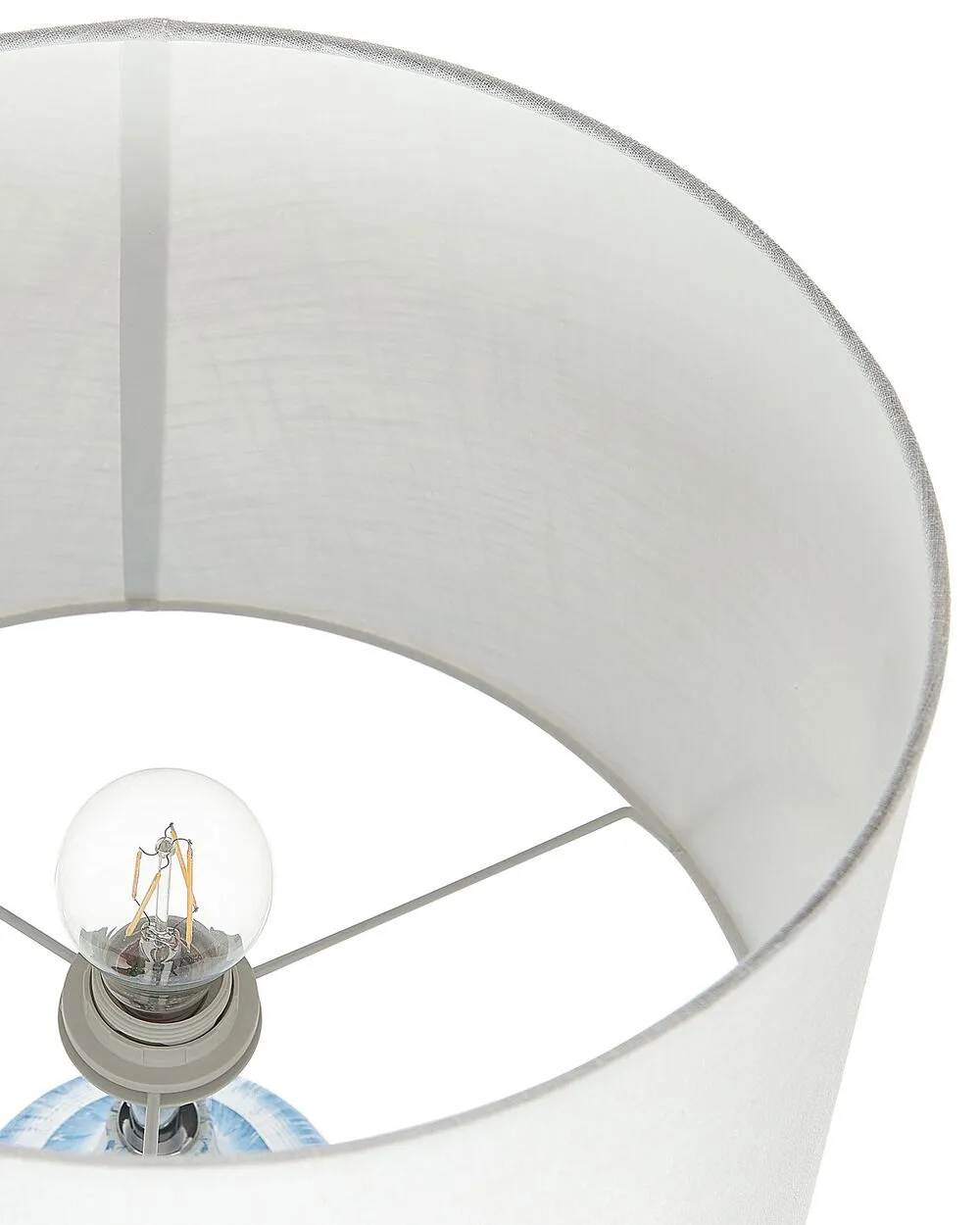 Lampada da tavolo GEORGINA Ceramica Blu