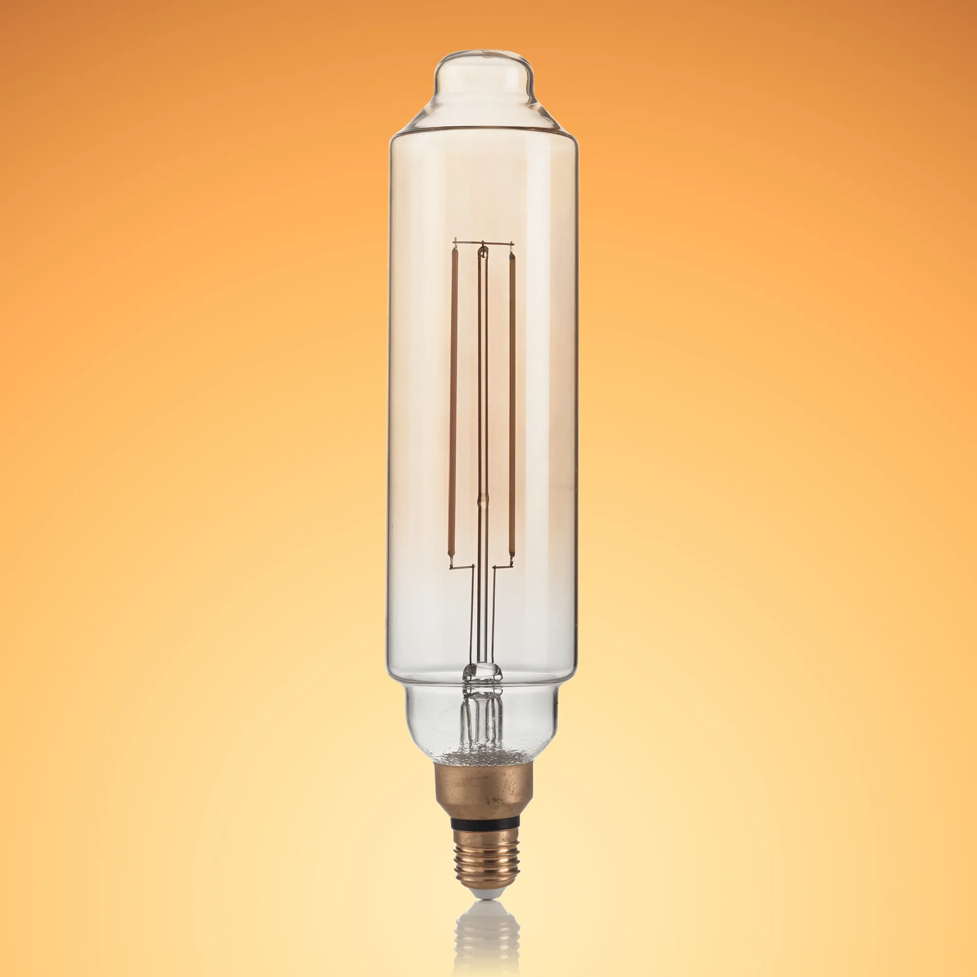 Lampadina IDEAL LUX – LINEARE XL E27 LED 4W 320Lm Luce Calda 2200K Vintage Vetro Ambra