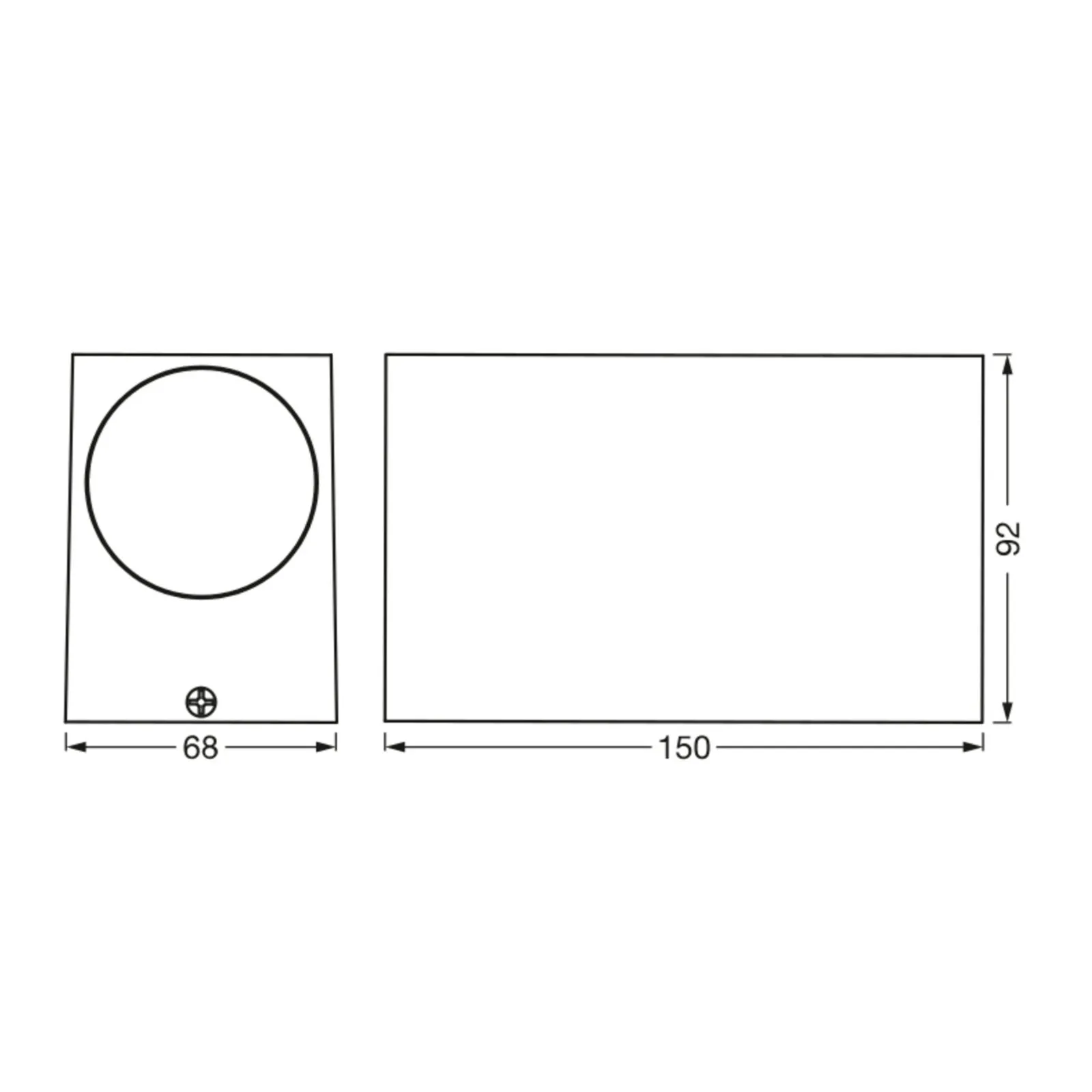 LEDVANCE Endura Classic Square up/down bianco