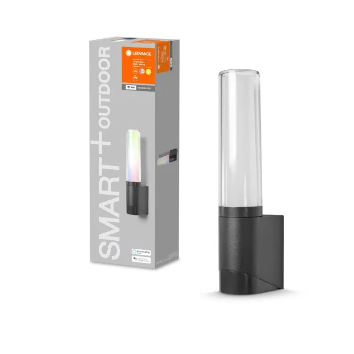 LEDVANCE FLARE Applique da esterno Grigio, 1-Luce, Cambia colore