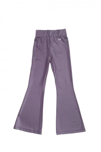 Leggings a zampa con logo in strass CANDY VIOLET