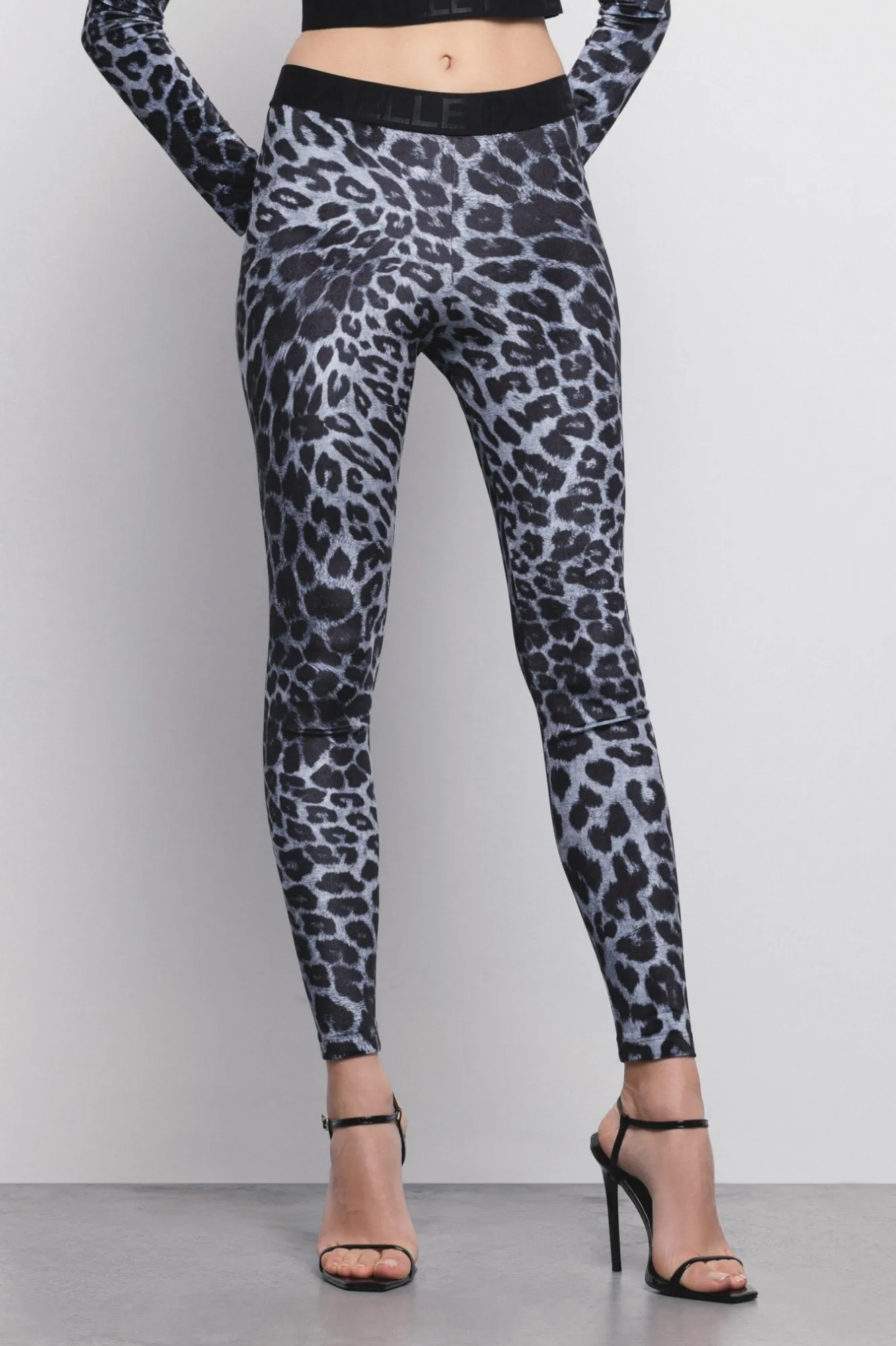 LEGGINGS CON ELASTICO LOGATO IN VITA- - Gaëlle Paris