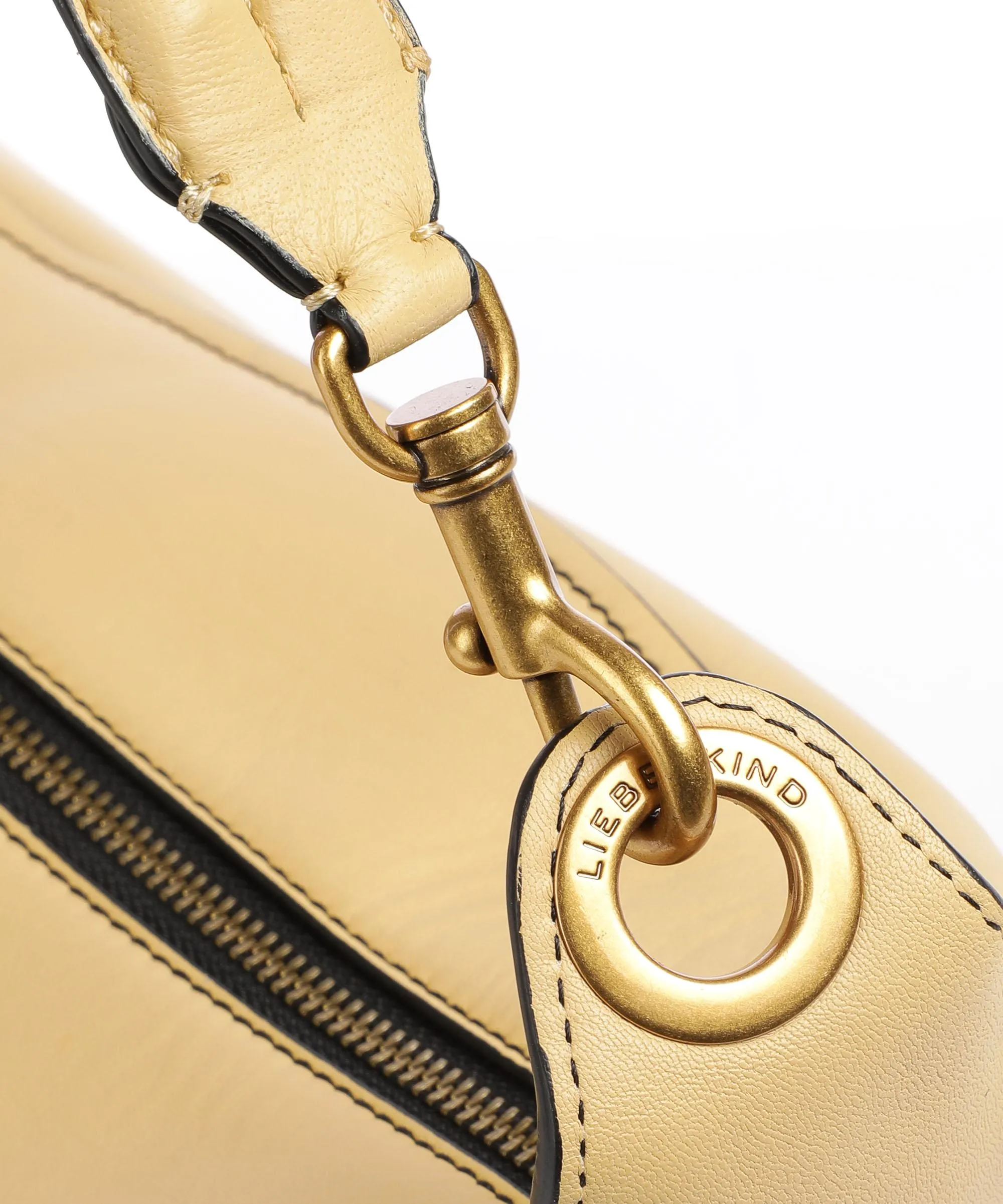  Liebeskind Liza S Borsa hobo pelle di pecora champagne  