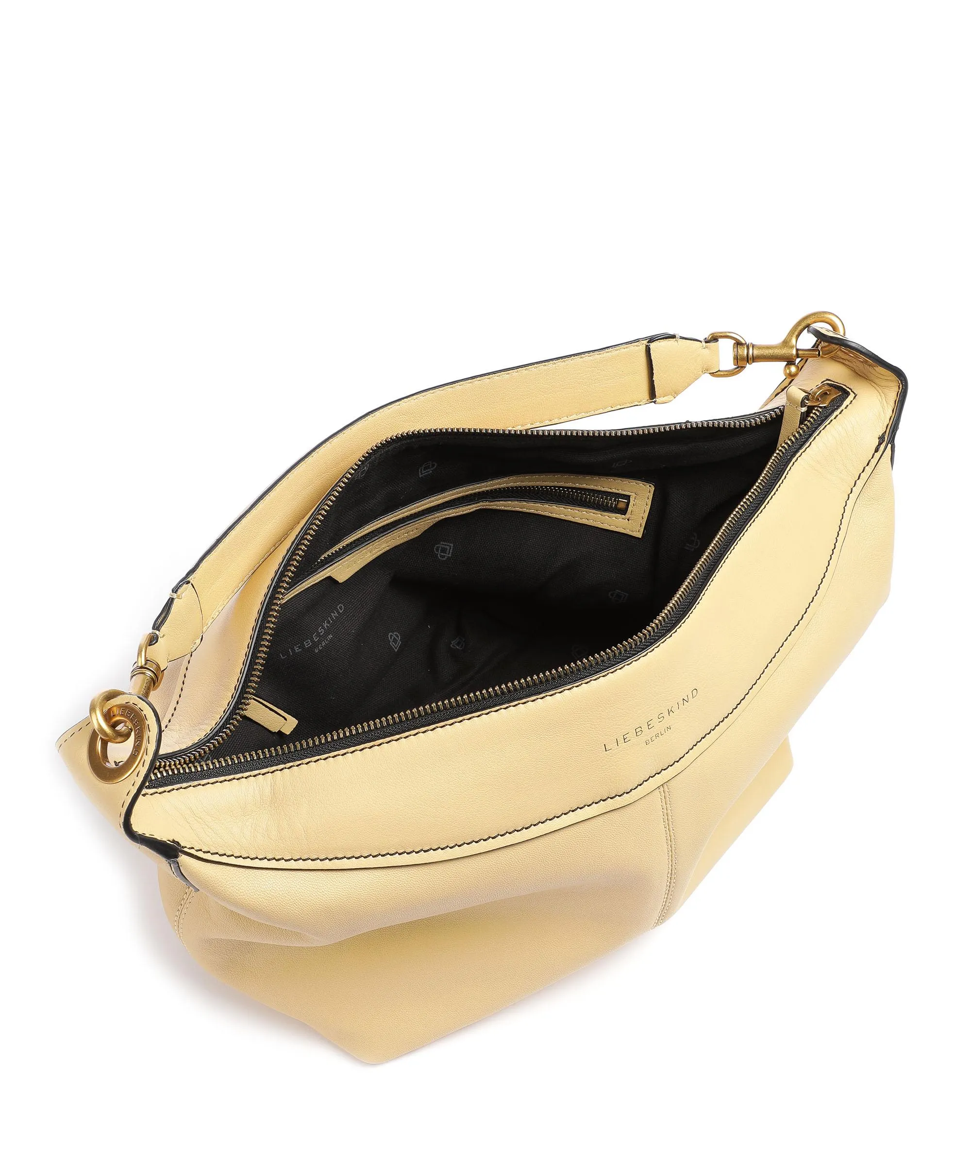  Liebeskind Liza S Borsa hobo pelle di pecora champagne  