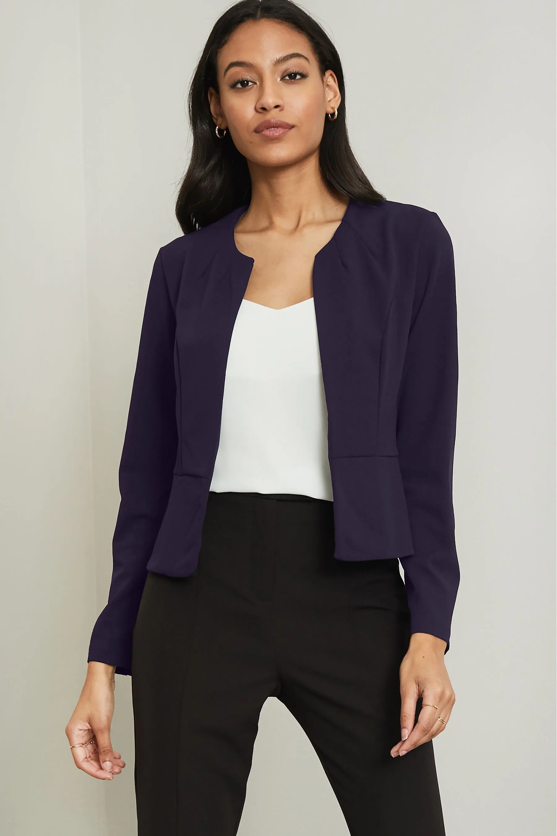 Lipsy Corto - Giacca stile blazer senza colletto