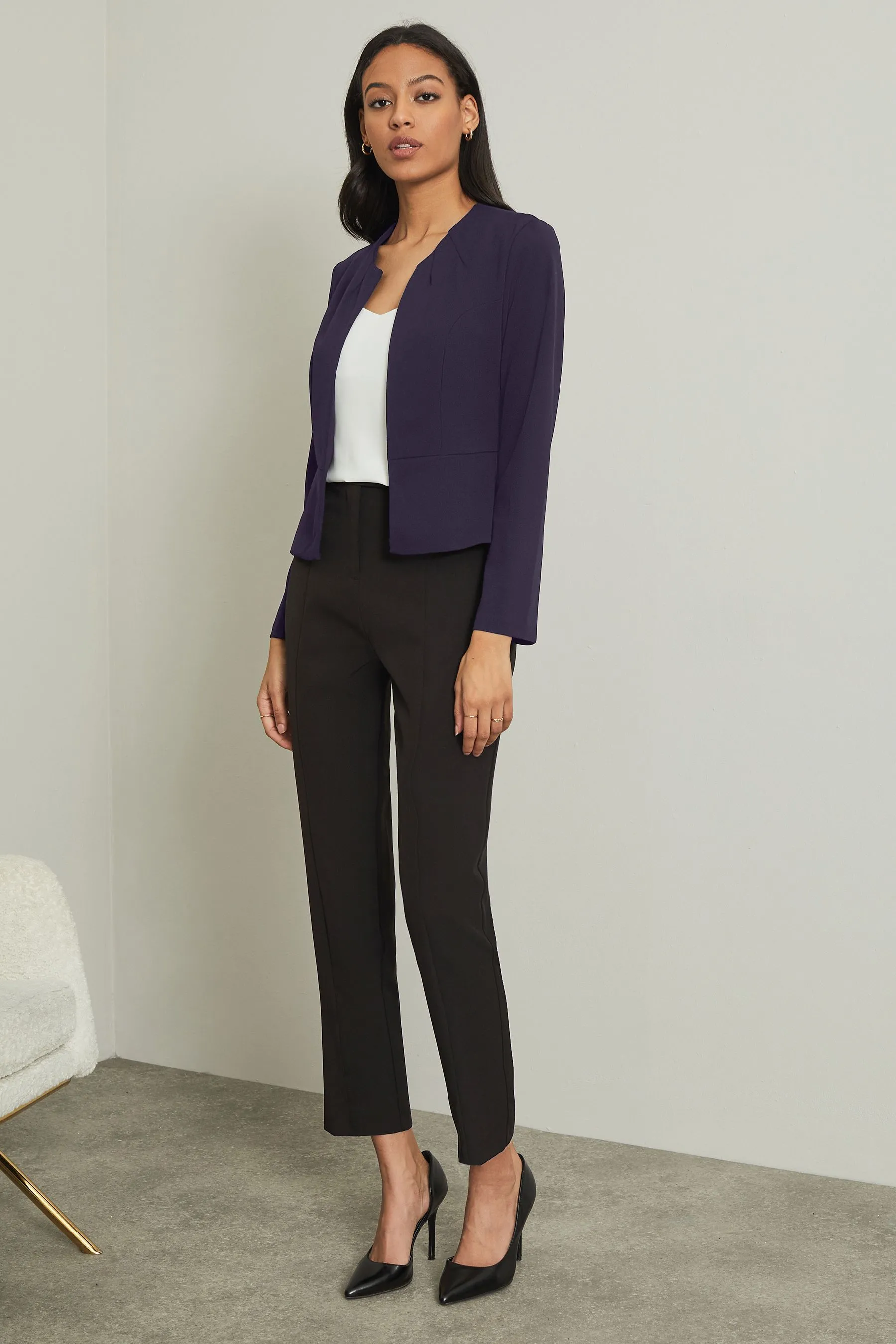 Lipsy Corto - Giacca stile blazer senza colletto