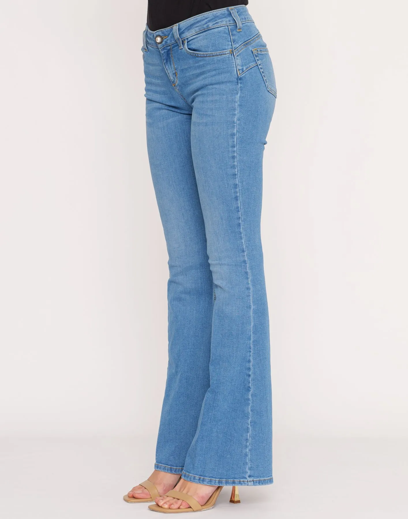 LIU-JO Jeans a zampa lavaggio chiaro
