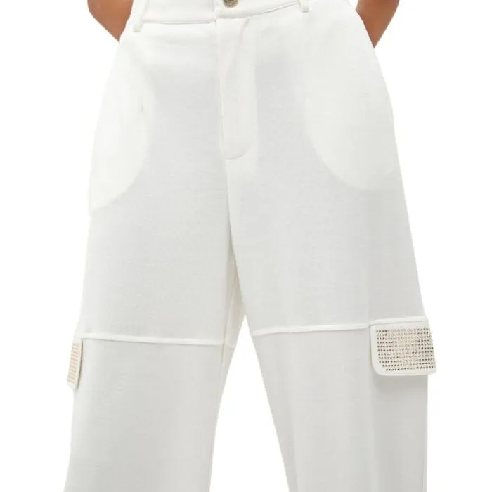 Liu Jo Pantalone Cargo Con Borchie