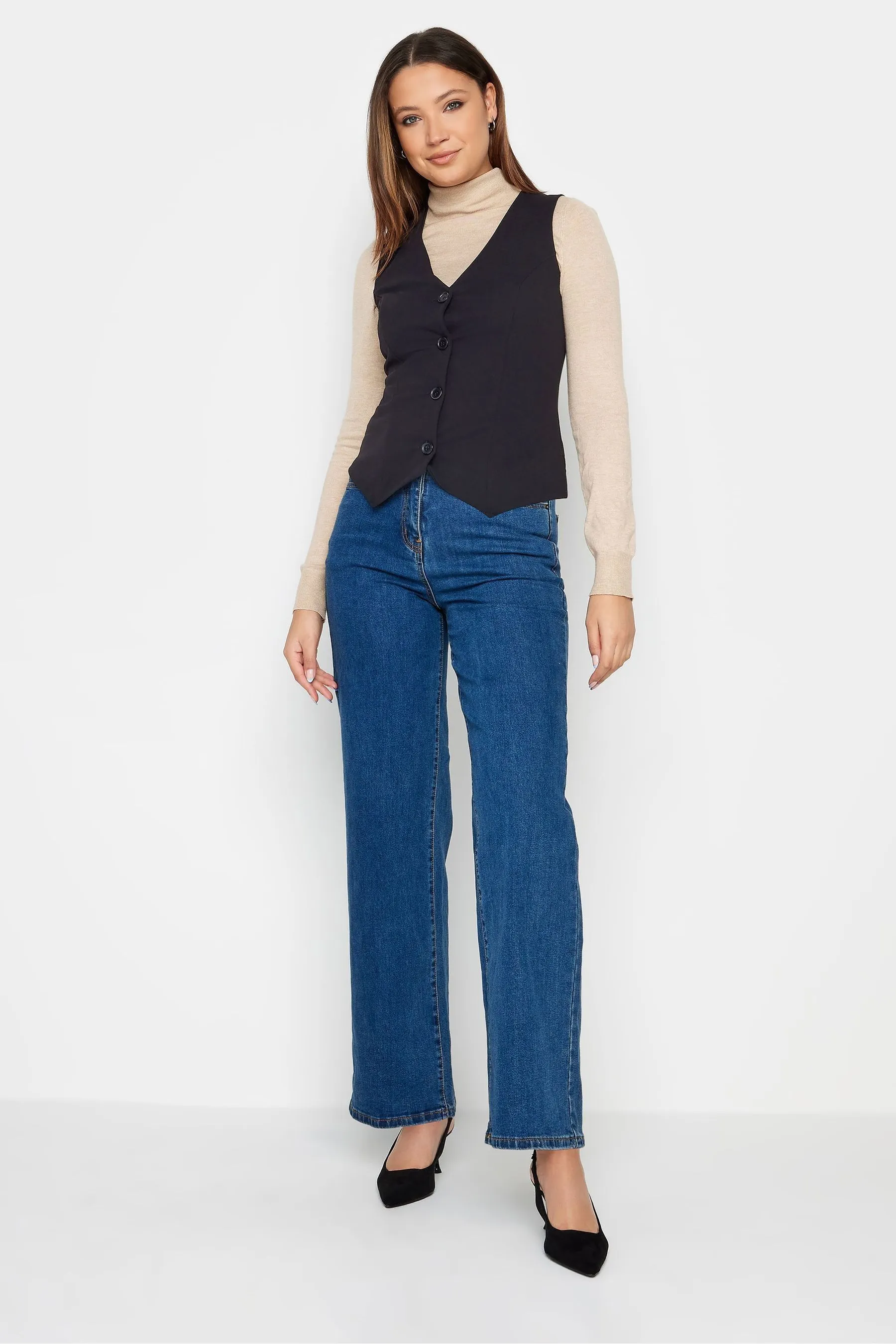 Long Tall Sally - Gilet in tessuto scuba