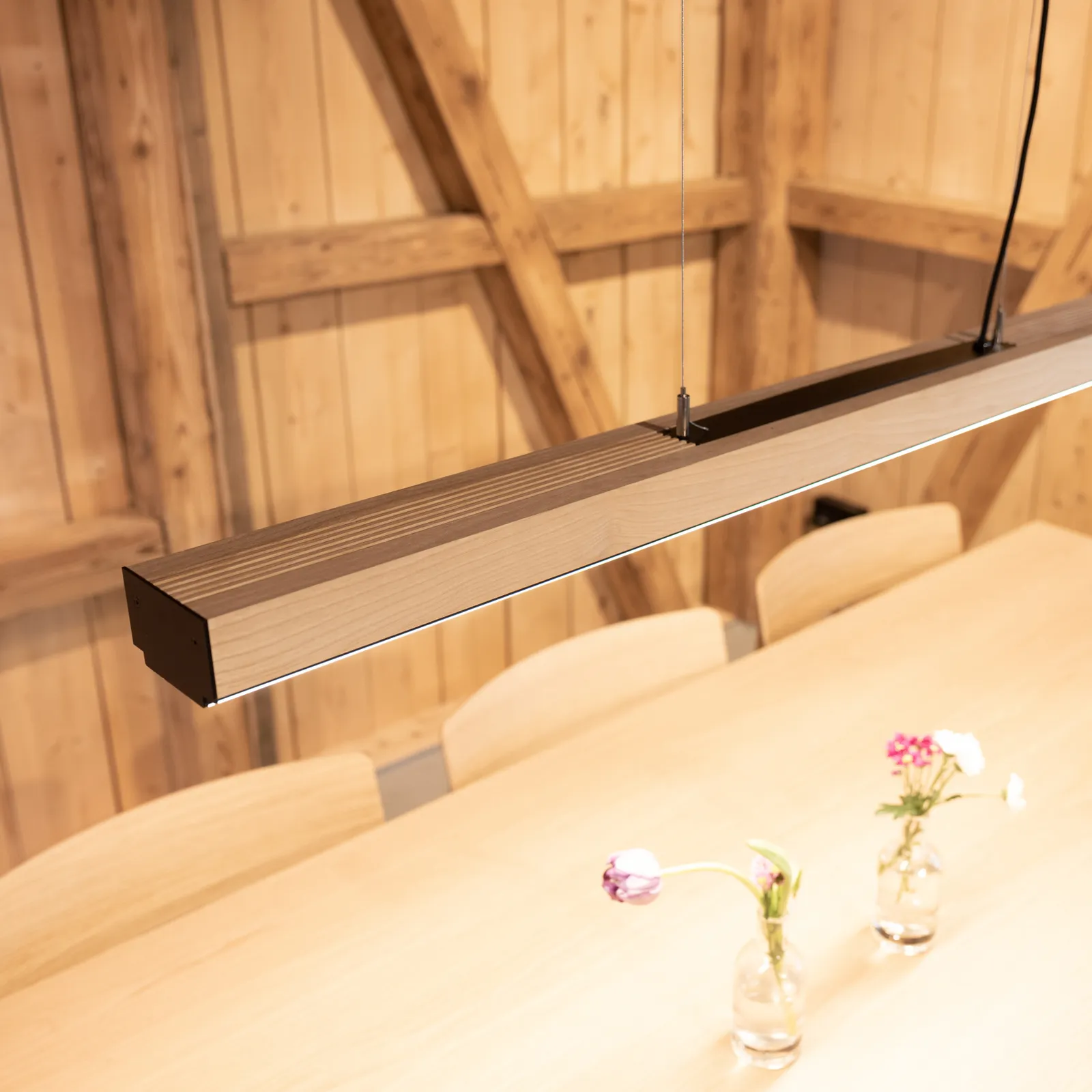 LTS Timba lampada LED sospensione, lunga, 2.700 K