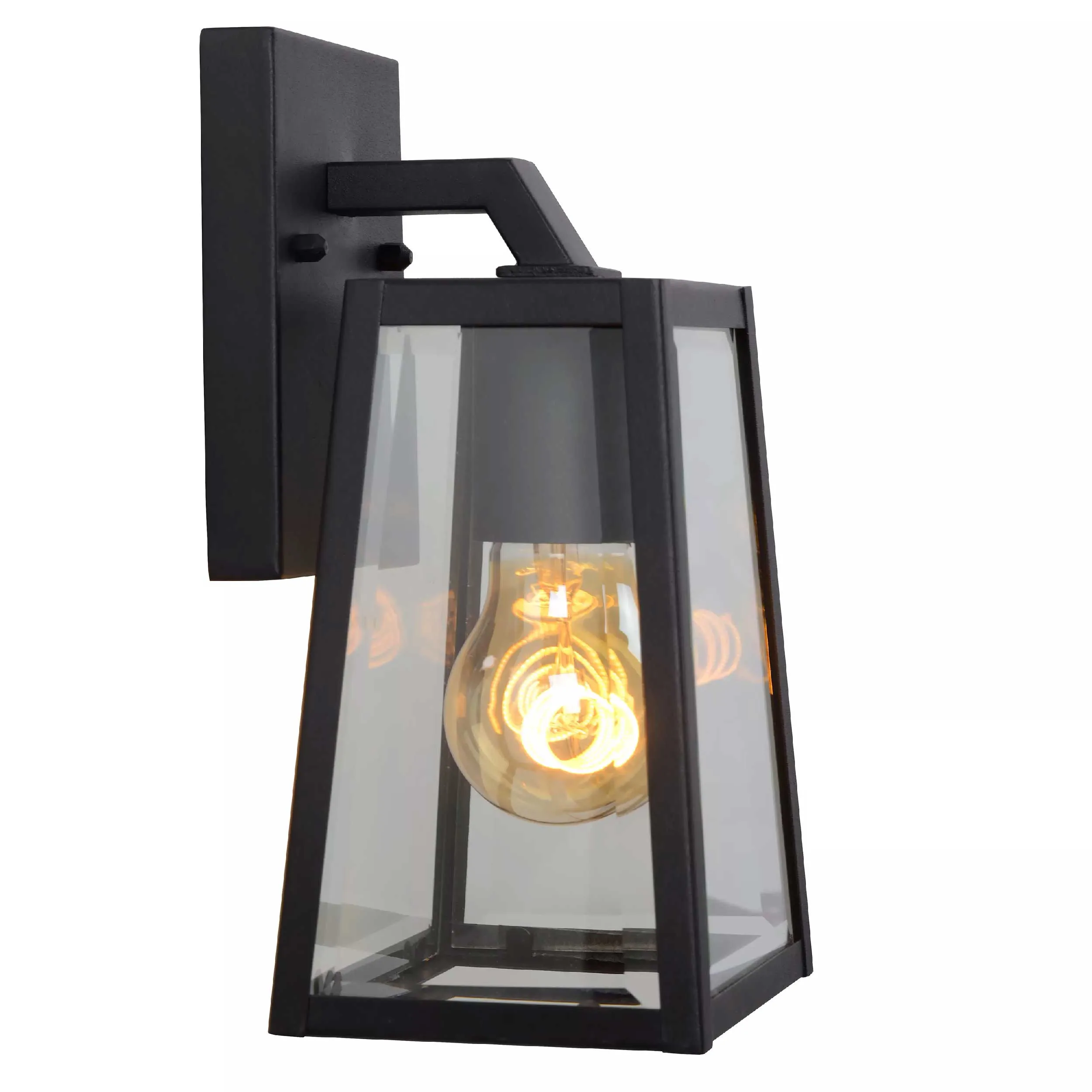 Lucide  Applique da parete moderna per esterni piccola in metallo e diffusore in vetro Matslot - 40W